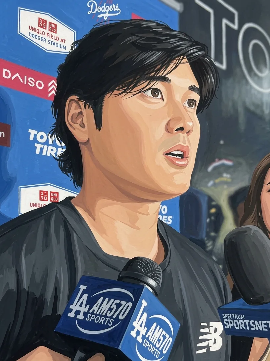 大谷翔平が「フフフッ」まさかの告白に会見場が笑いに包まれる 第２子誕生で注目された「人生設計シート」は「埋めようと思って書いてることも（笑）」
