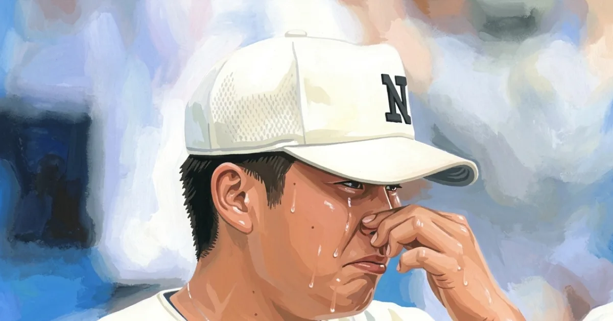 日大三・田中諒、敗退に涙「言葉にならない」２安打２打点と存在感 将来は「プロに行きたいと思ってます」