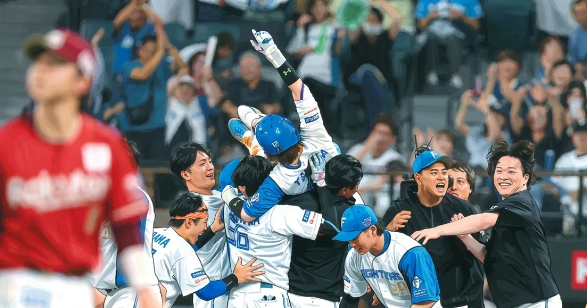 日本ハムがサヨナラ勝ちで今季最多タイの貯金１３ 代打レイエスが八回に起死回生の同点二塁打 矢沢が決めた