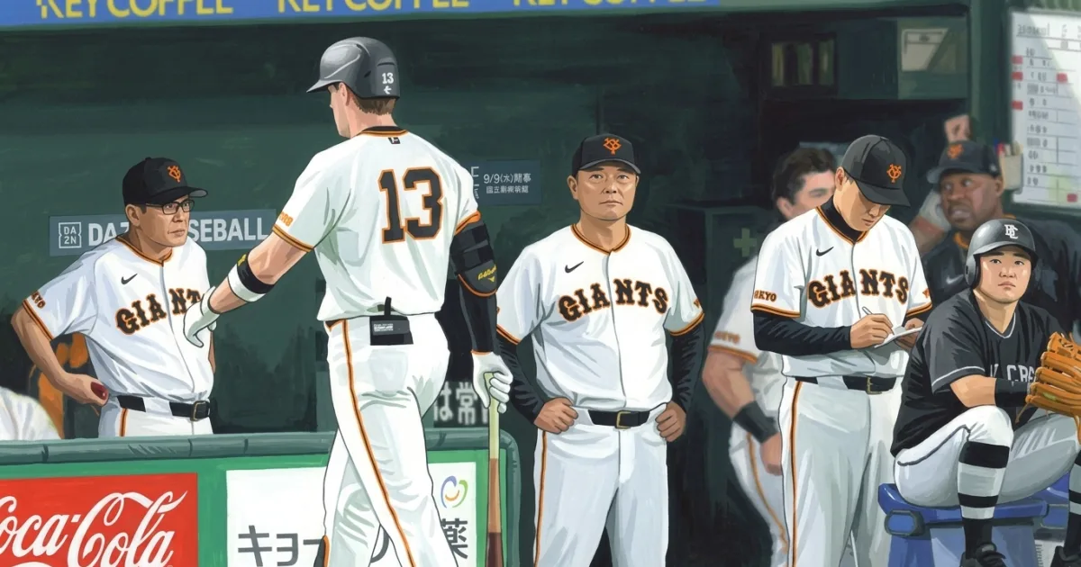 巨人、首位攻防カードで痛恨の3連敗　阪神とのゲーム差は「3」に広がる