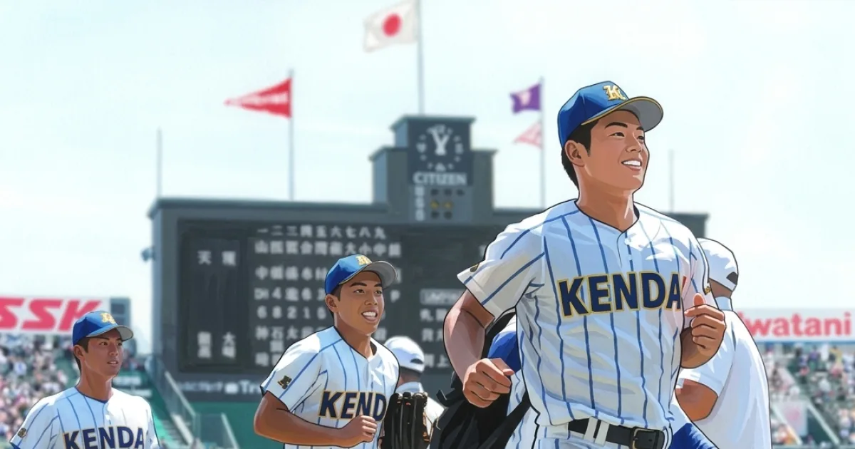【甲子園】健大高崎のオオタニさん・佐藤麻恩が二刀流で初の決勝導く！「新しい健大の歴史を」
