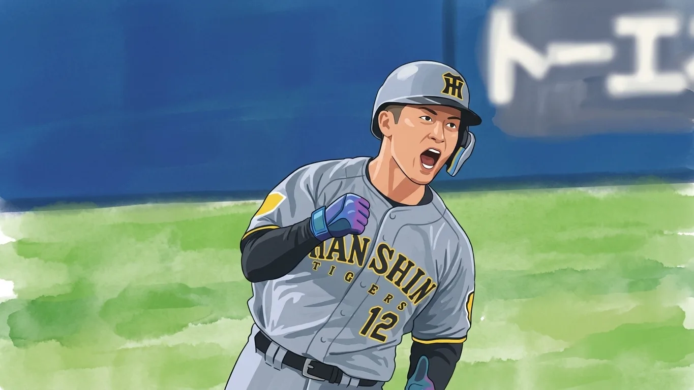 阪神・坂本誠志郎、逆転9号2ラン「何とかしたいという思い、それだけでいきました」　夏の長期ロード劇勝締め