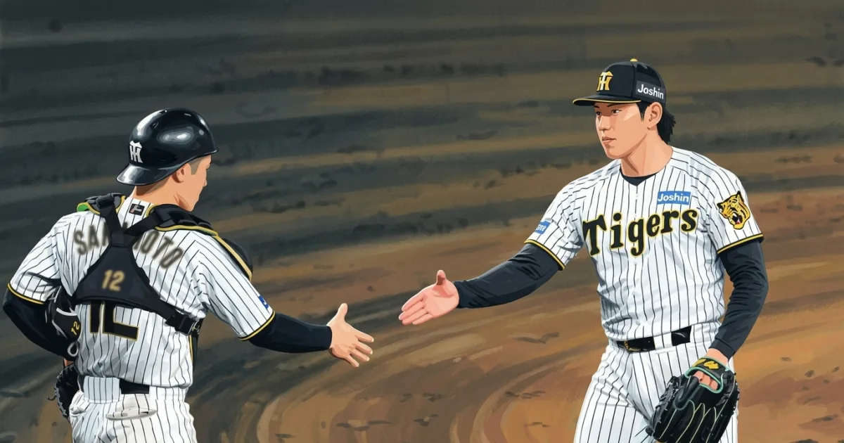 阪神・工藤泰成、3人でピシャッと甲子園初セーブ「歓声も力になりました」