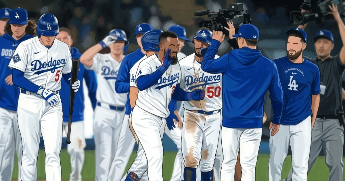 ドジャース劇的逆転サヨナラ勝利！欠場の大谷翔平もベンチで笑顔 T・ヘルナンデスが決勝打