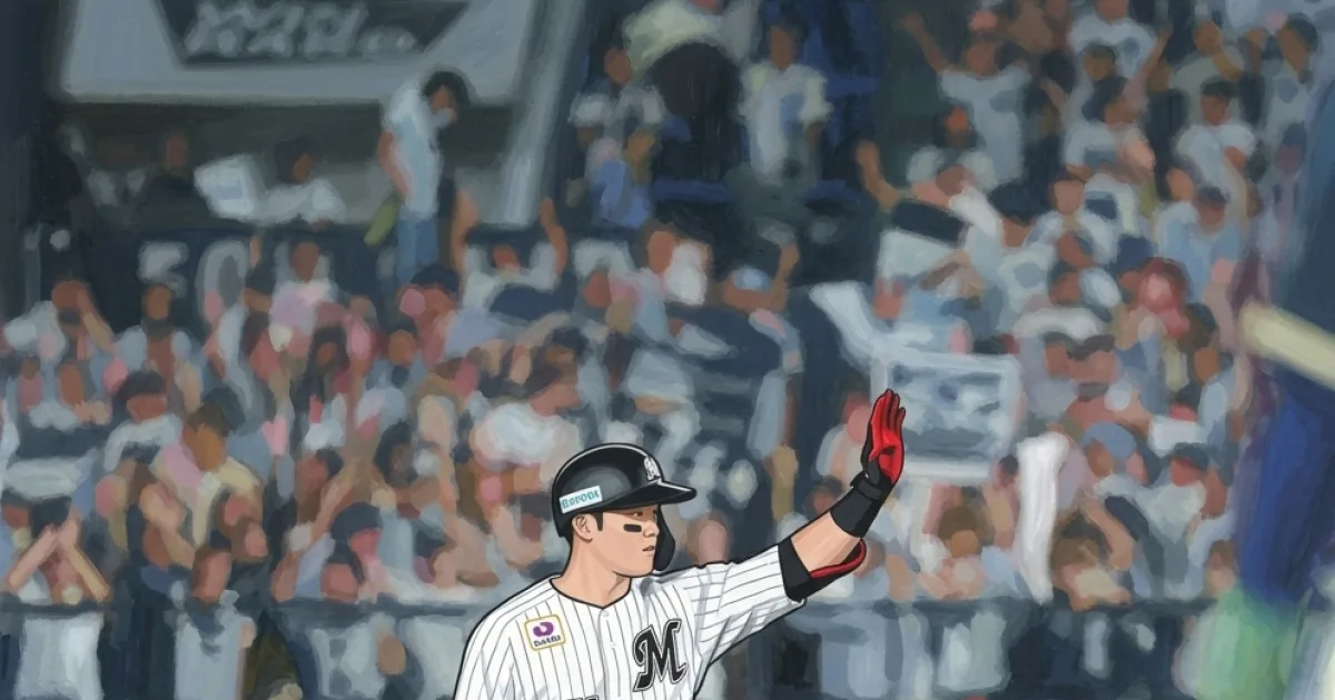 ロッテ・山口航輝が32号 ビデオ検証でホームランに「入ったことには気づいていませんでした」
