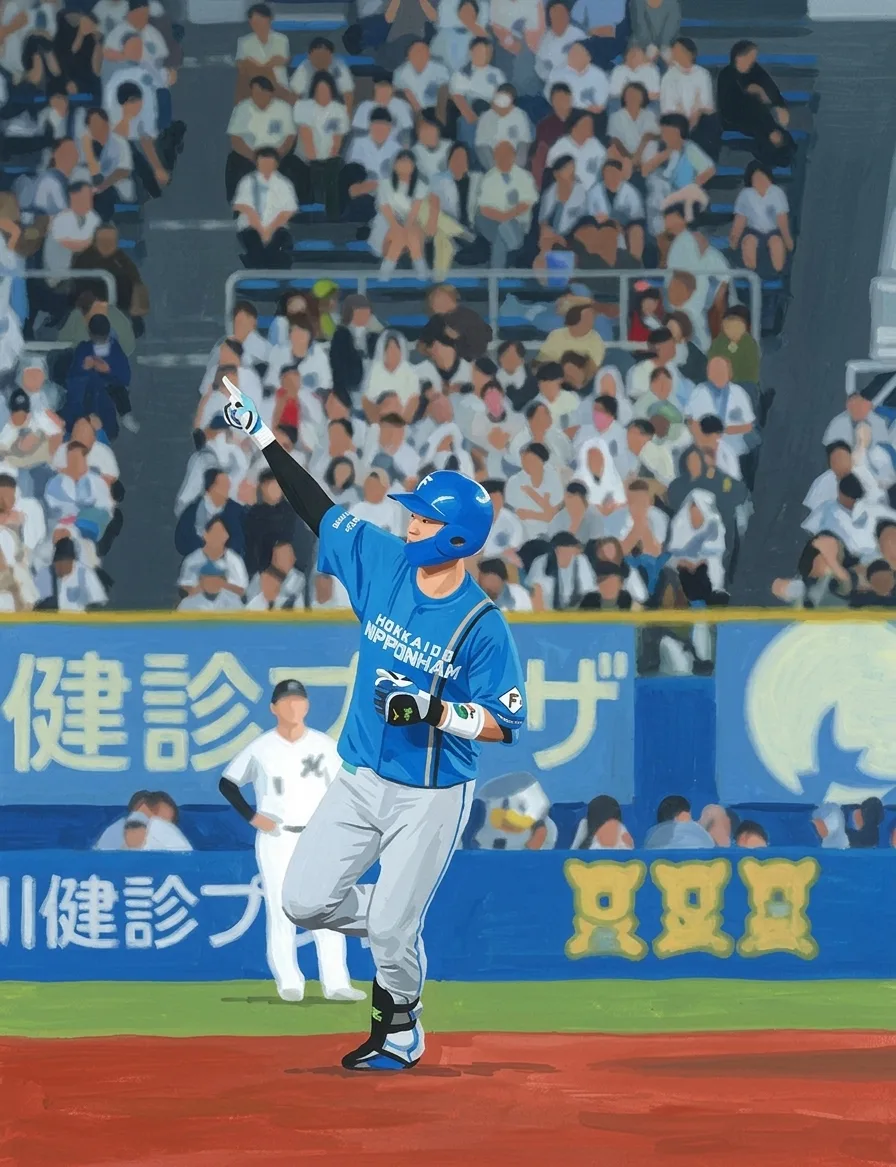 日本ハム・郡司裕也 7年目で初の代打満塁弾に「最高の1日です。勤務時間30秒」