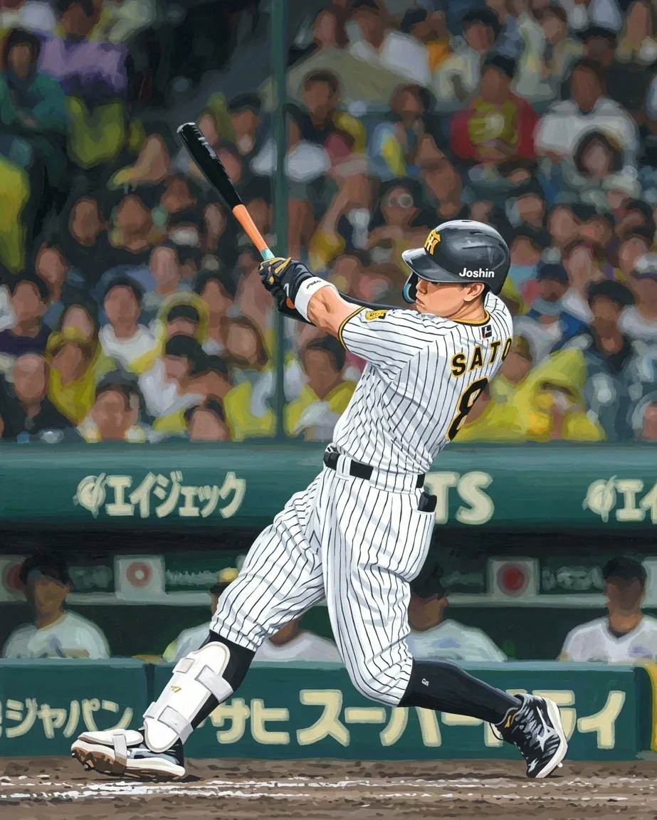 阪神佐藤輝明、80長打をマークすれば王貞治超え＆86年バースに並ぶ／見どころ