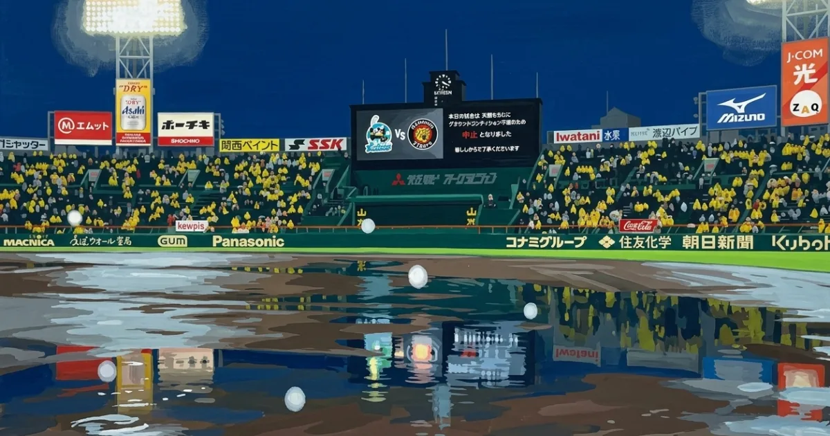 【記事全文】阪神 甲子園のヤクルト戦は降雨中止 巨人勝ちマジック4のまま 最短Vは10月2日に