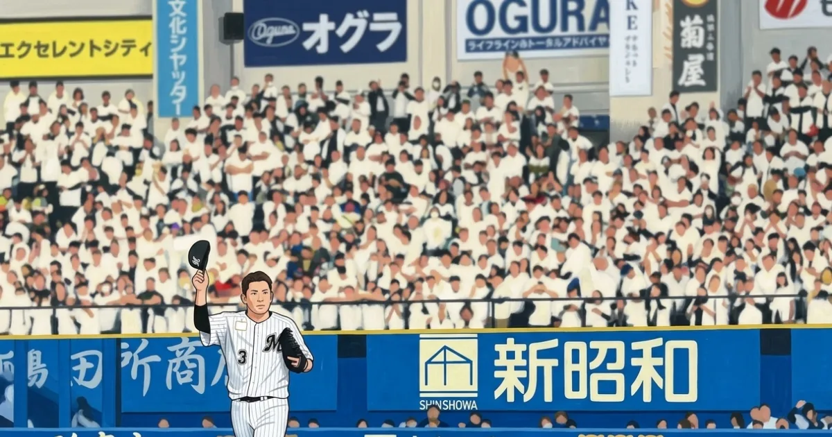 ロッテ 角中引退セレモニーに阪神・石井がビデオメッセージ「独立リーグ出身の僕たちにとって、目標であり憧れ」「角中さんの存在に近づけるように」