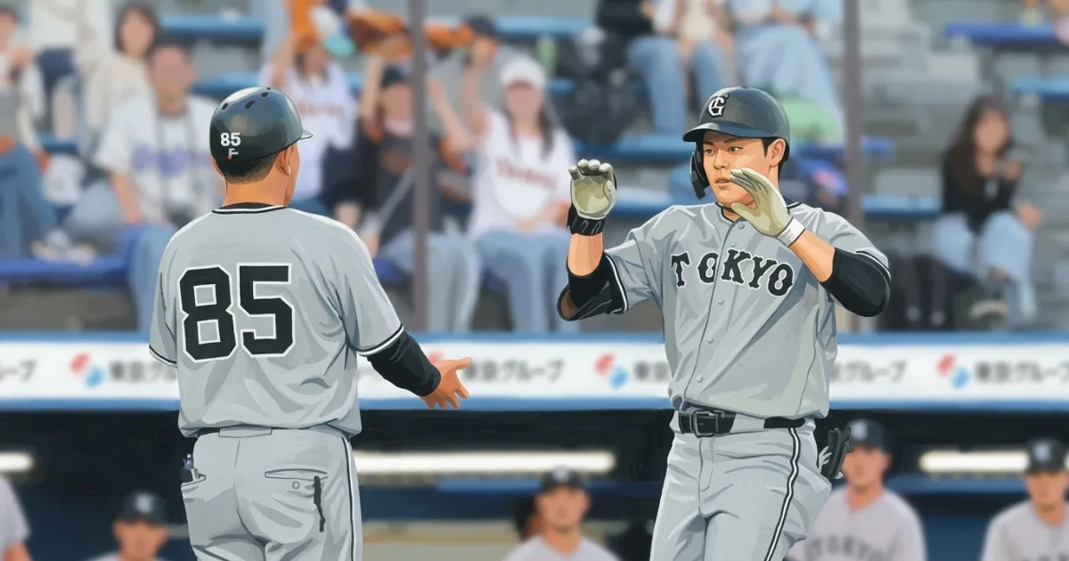 巨人・中山礼都、逆転2ラン　CSでのメンバー入りへ「いつ呼ばれてもいいように…」／ファーム日本選手権