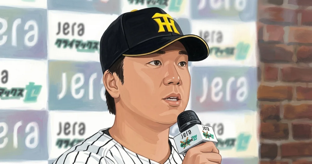 阪神・村上頌樹は巨人・ダルベック、DeNA・牧を警戒　CS共同会見