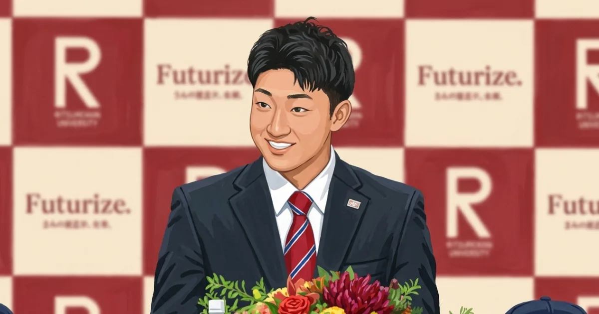 【ドラフト】広島２位指名の立命館大・西野啓也捕手「肩をしっかりアピールしたい」
